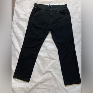 GAP Men's Classic Black pants 34x32 100% cotton straight
